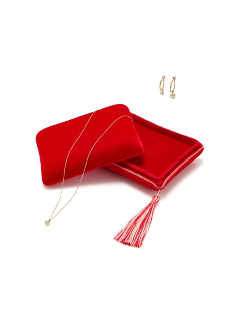 SOPHIE BILLE BRAHE Lily Diamant Velvet Box Set red