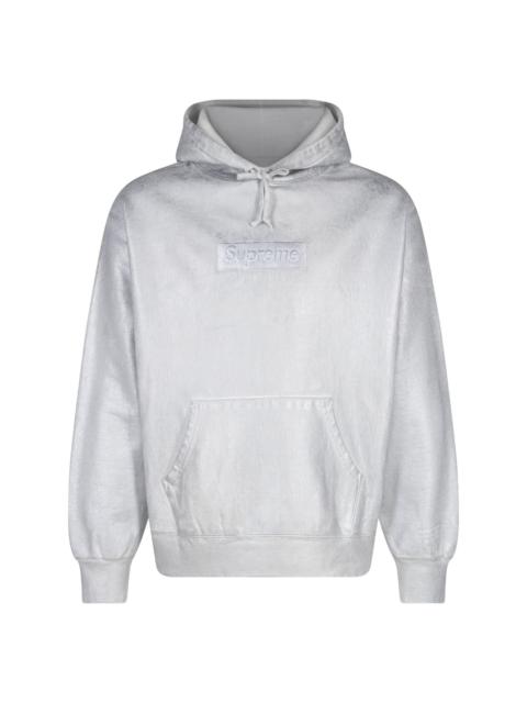 x MM6 Maison Margiela foil box logo hoodie