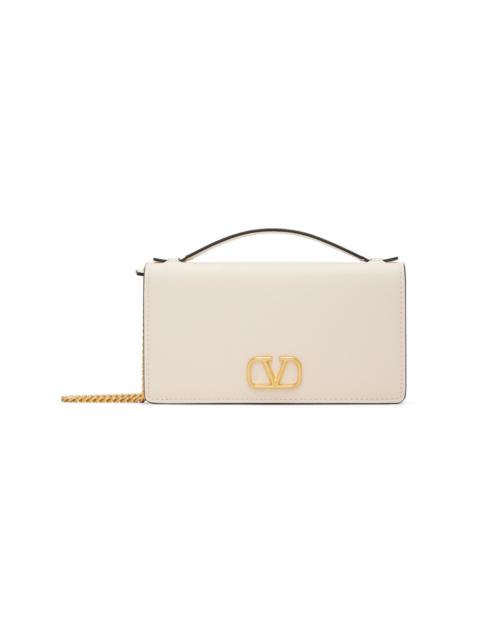 Valentino Off-White Vlogo Signature Chain Wallet Bag