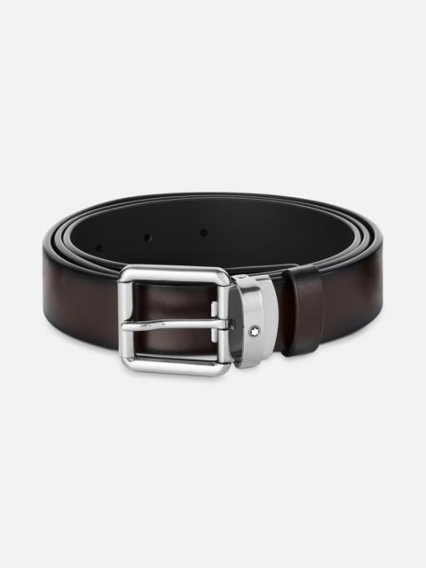 Montblanc Brown 30 mm leather belt