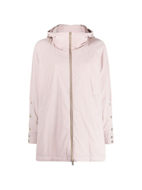 hooded zip-up jacket