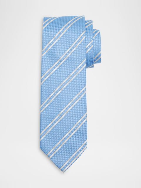 TOM FORD Men's Woven Diagonal-Stripe Silk Tie