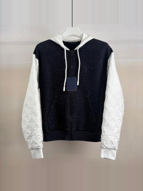 Louis Vuitton Louis Vuitton Color-Block Jacket with Embossed Sleeve Detail
