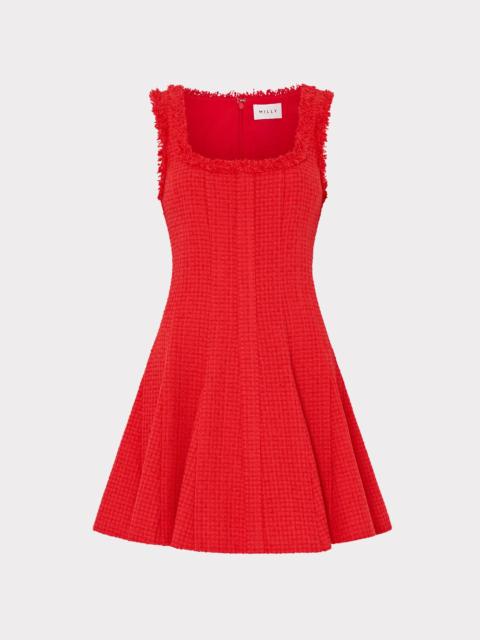 MILLY Juniper Boucle Mini Dress