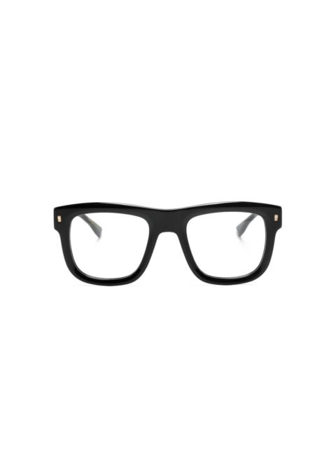 DSQUARED2 logo-debossed square-frame glasses