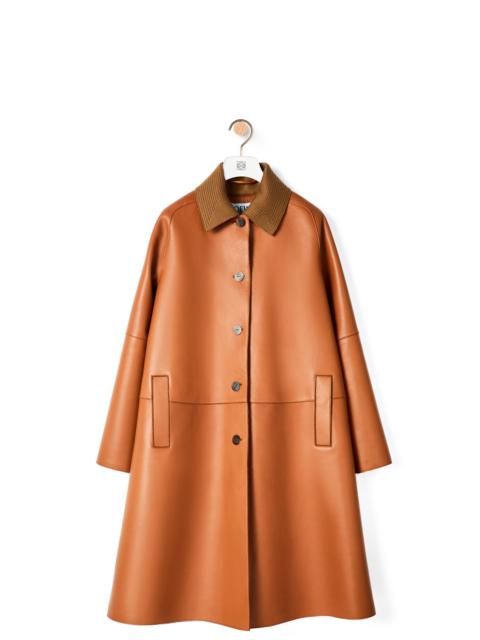 Loewe Bonded coat in nappa and wool