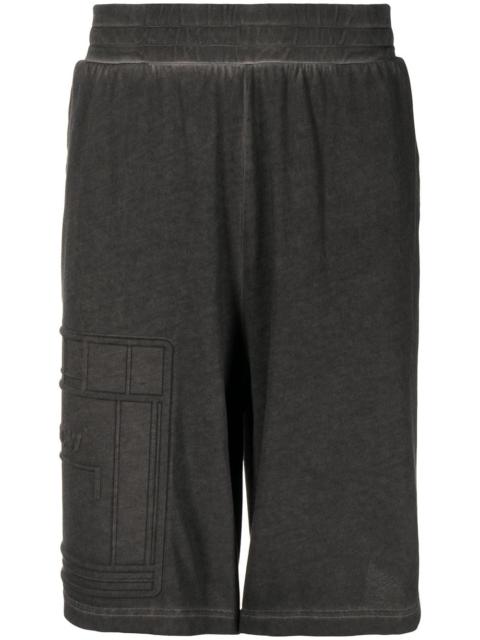 A-COLD-WALL* debossed-logo elasticated-waist Bermuda shorts