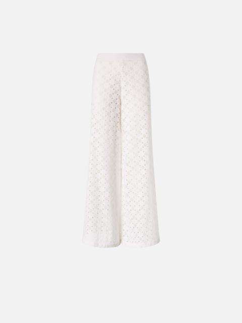 PINKO TROUSERS WITH OPENWORK MOTIF