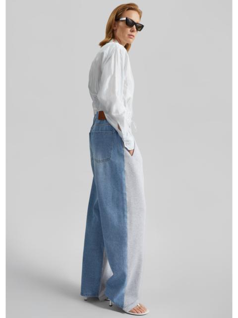 BETTTER Bettter Track Denim Trousers - Grey