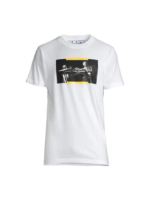 Off-White Oversized Caravaggio Painting Skate Tee White