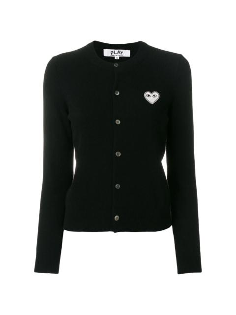 heart logo cardigan