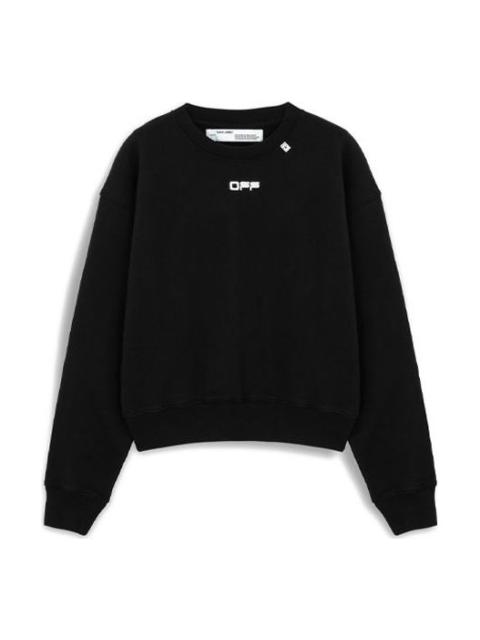 Off-White Off-White Alphabet Printing Pullover Black OMBA035R20E300041001