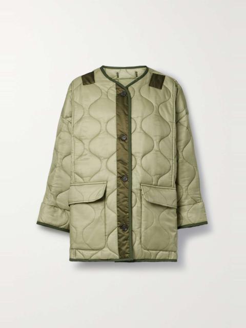 Quilted padded ripstop jacket