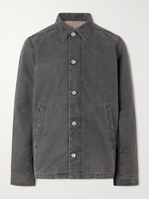 Rick Owens DRKSHDW Brad Cotton-Canvas Overshirt