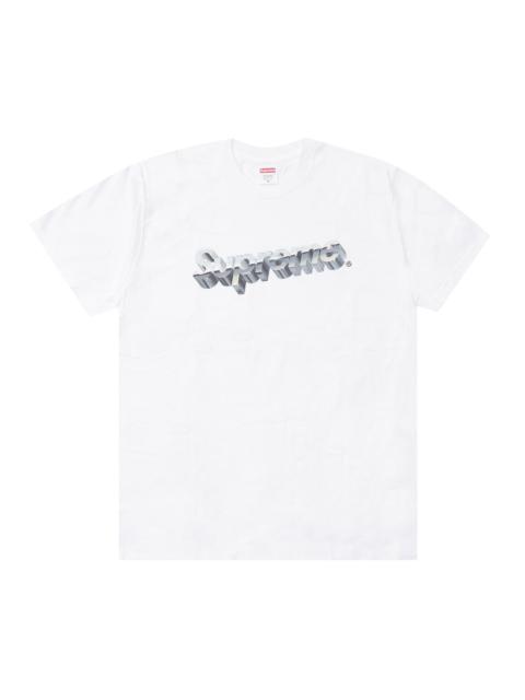 Supreme Supreme Chrome Logo Tee 'White'