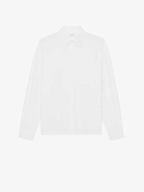 SAINT LAURENT SHIRT IN SILK POPLIN