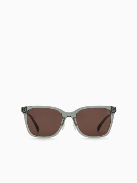 Men’s square sunglasses Asian fit