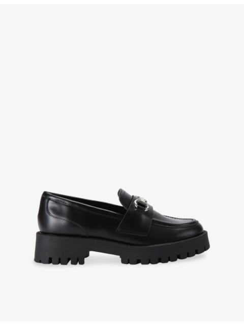 STEVE MADDEN Lando Faux-Leather Loafers