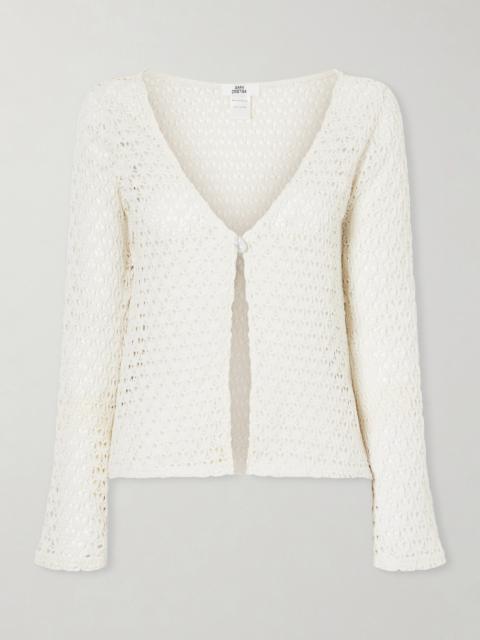 SARA CRISTINA Arena Crocheted Cotton Coverup