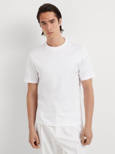 Cotton jersey crew neck T-shirt