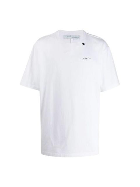 Off-White Off-White Arrow Short Sleeve Ordinary Version White OMAA038F191850110110