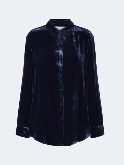 ASCENO London velvet shirt