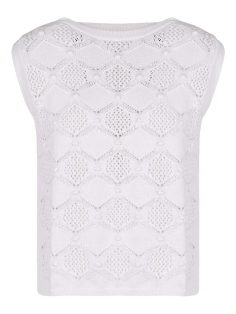 Max Mara Studio Max Mara Studio Open-knit Top