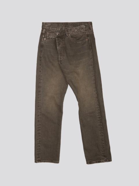 R13 CROSSOVER JEAN - VINTAGE CHOCOLATE BROWN - R13