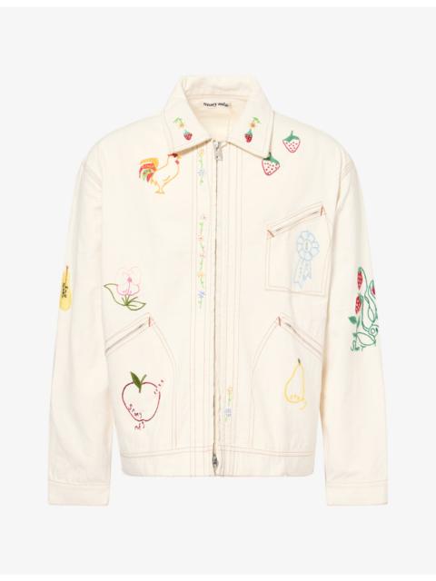 Story mfg. Amba Embroidered Denim Jacket