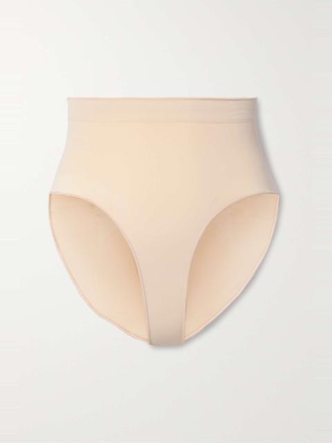 SKIMS Seamless Sculpt Mid Waist Brief - Sand