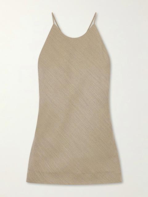 Calvin Klein Collection Erin Wool-blend Twill Tank