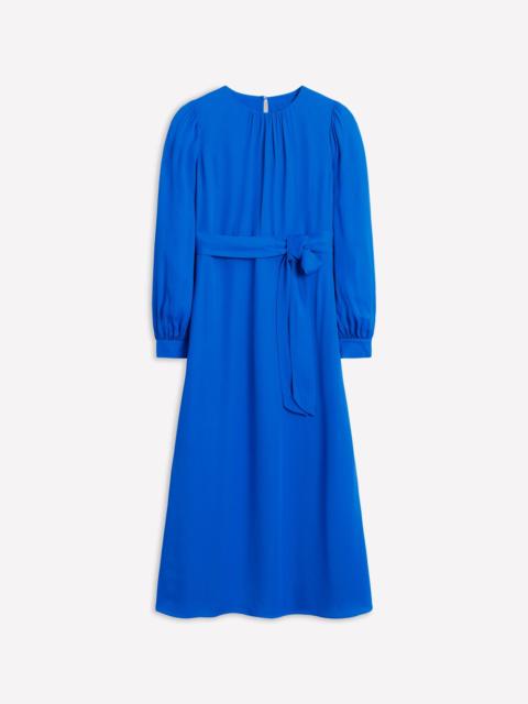 BODEN Blouson Sleeve Midi Dress-Gallery Blue