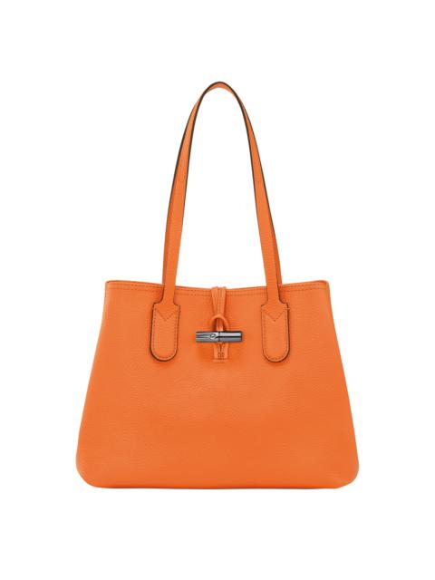 Longchamp Roseau Essential M Tote bag Orange - Leather