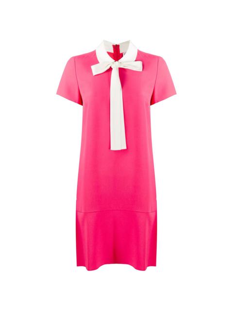 REDValentino pussybow shift dress