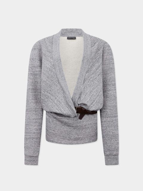 DSQUARED2 DEEP CUT JERSEY DRESS