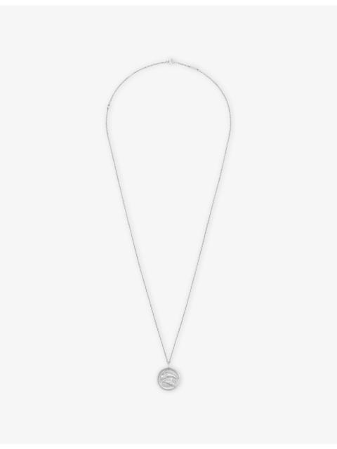 Van Cleef & Arpels Zodiaque Medal Pisces 18ct White-Gold Pendant