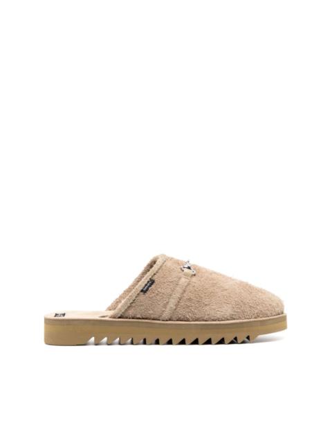 Suicoke chain-detail suede slippers