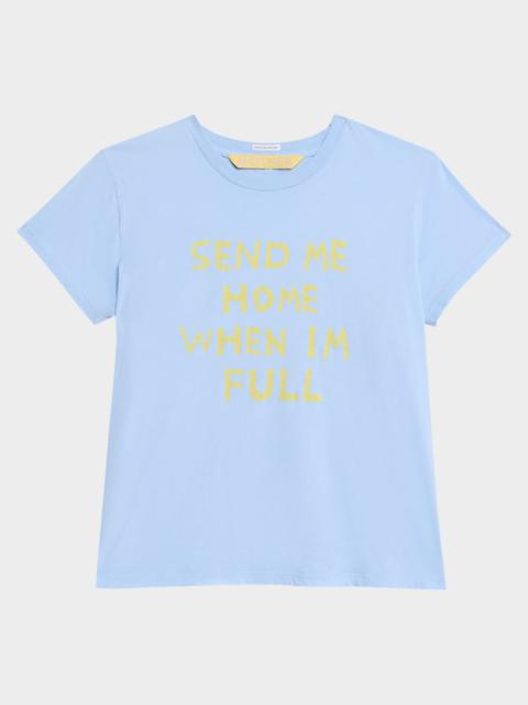 MOTHER Goodie Goodie Short-Sleeve Boxy Cotton Tee