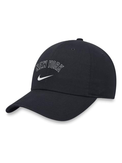 Nike Nike MLB York Yankees Heritage86 Wordmark Swoosh Adjustable Caps 'Black' NK124FANK-WM0