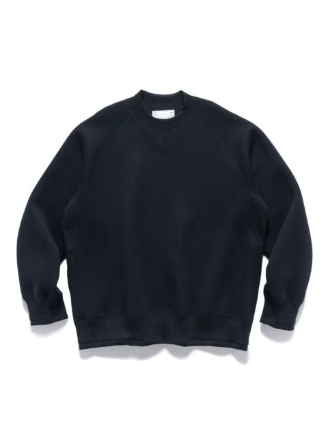 sacai Sponge Sweat Pullover Crew Black