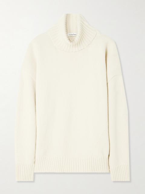 Another Tomorrow Recycled-cashmere And Wool-blend Turtleneck Sweater