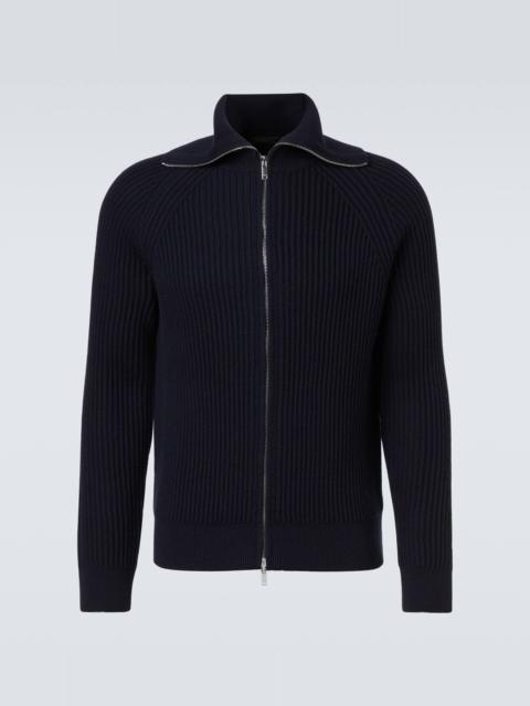 SLOWEAR Virgin wool zip-up cardigan