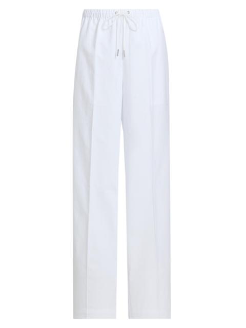 Jenni Kayne Women's Paloma Cotton Oxford Pants - White