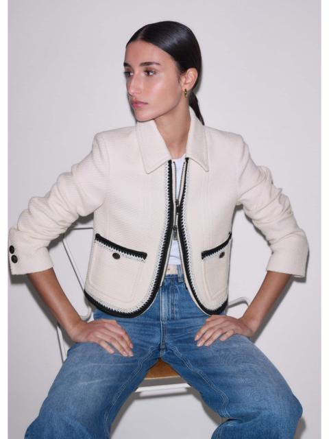 ME+EM Straight Crop Jacket