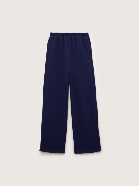 PANGAIA Womens Midweight Straight Leg Track Pants - Ocean Navy