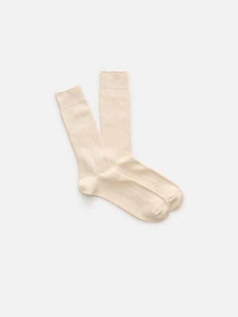 J.CREW Ribbed cotton-blend socks