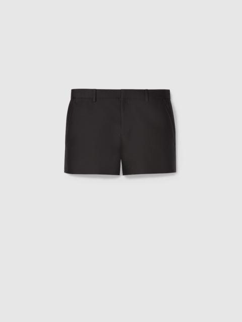 GUCCI Wool silk gabardine shorts