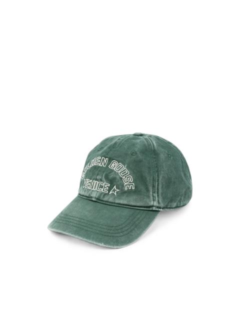 Golden Goose logo-embroidered baseball cap