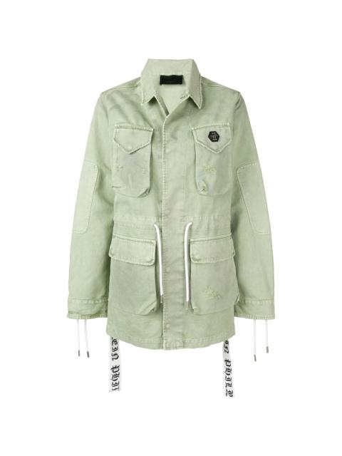 PHILIPP PLEIN multi-patch pocket jacket