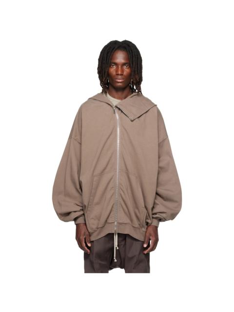 Rick Owens DRKSHDW Gray Tower Mountain Hun Hoodie